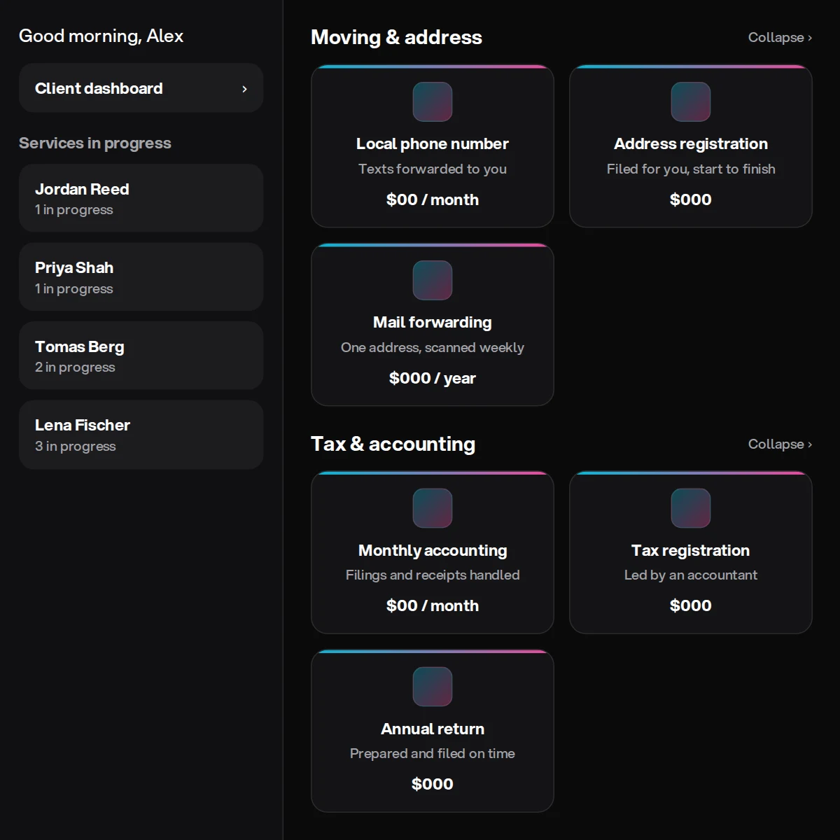 Client portal